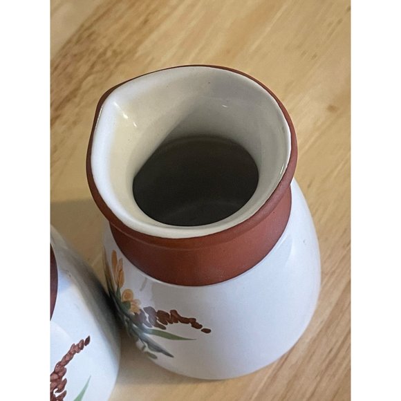 Emerson Creek Pottery Creamer And Sugar Red Clay - Picture 6 of 6